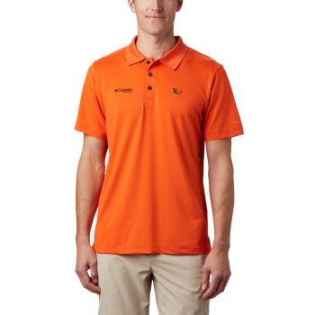 Columbia Collegiate Skiff Cast - Oregon State, Polo Marrom Naranjas Para Hombre | 782195-VIS